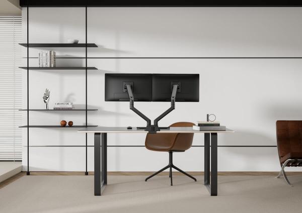 Vogel´s stolné rameno na 2 PC monitory M3042, 20kg, 3 kĺby 