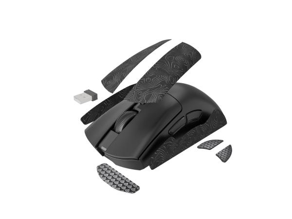 Herná bezdrôtová myš Genesis ZIRCON 880/ Herná/ Optická/ 12 000 DPI/ USB+BT/ Čierna 
