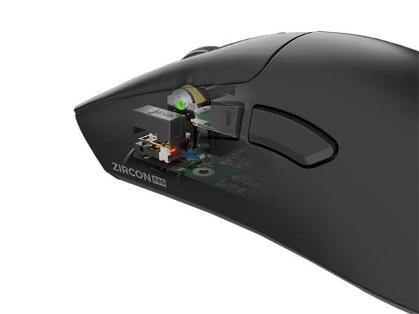 Herná bezdrôtová myš Genesis ZIRCON 880/ Herná/ Optická/ 12 000 DPI/ USB+BT/ Čierna 