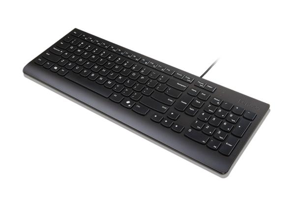 Lenovo Essential Wired Keyboard/ Drôtové USB-A/ RU/ Čierna 