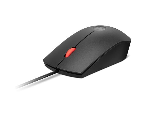 Lenovo Fingerprint Biometric USB Mouse Gen 3/ Kancelárska/ Optická/ 2 000 DPI/ Drôtové USB-A/ Čierna 