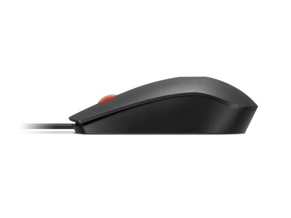Lenovo Fingerprint Biometric USB Mouse Gen 3/ Kancelárska/ Optická/ 2 000 DPI/ Drôtové USB-A/ Čierna 