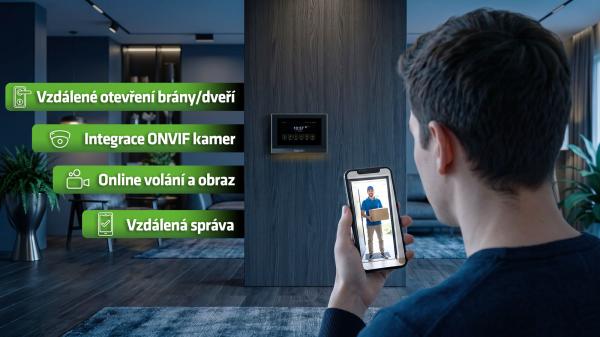 EVOLVEO DoorPhone AHD7 Plus – domový videotelefón s čipovým odomykaním a mobilnou aplikáciou 