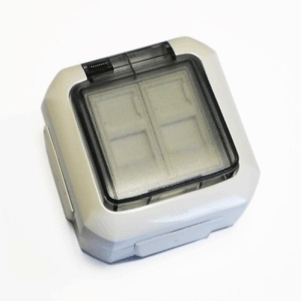 ABB Dátová zásuvka OUTDOOR IP54 UTP CAT5E 2xRJ45