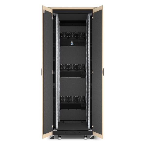 APC NetShelter Soundproof, 38U, Server Rack Enclosure, 230V, Maple 