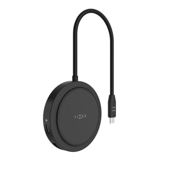 7-portový USB-C FIXED MagHUB s QI nabíjaním 