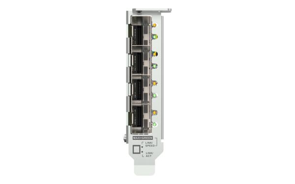 QNAP QXG-10G4SF-BCM, 4x10GbE SFP+, PCIe 4.0 x8 