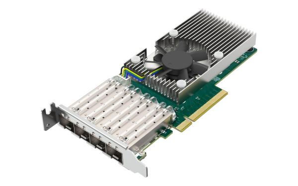 QNAP QXG-25G4SF-BCM, 4x25GbE SFP28, PCIe 4.0x8 