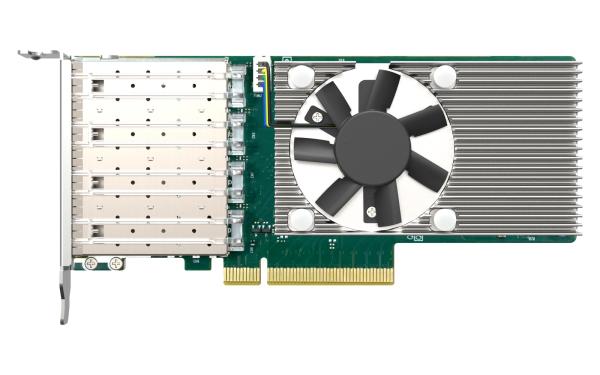 QNAP QXG-25G4SF-BCM, 4x25GbE SFP28, PCIe 4.0x8 