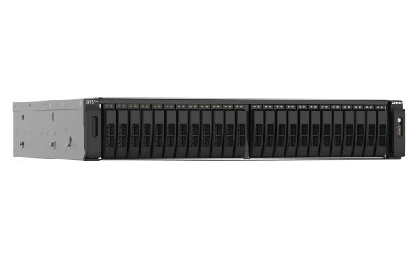 QNAP TS-h2490FU-7302P-64G (AMD EPYC, ZFS, 64GB ECC RAM, 24x 2, 5" U.2, 2x 2, 5GbE, 4x 25Gb SFP28) 