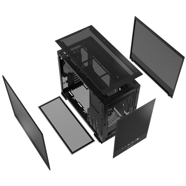 Adata XPG VALOR MESH NANO/ Micro ATX/ Čierna 