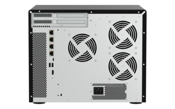 QNAP TVS-h1677AX-R5-16G (AMD Ryzen 5, ZFS, 16GB DDR5 RAM, 12x 3, 5" + 4x 2, 5", 2x 2, 5GbE, 2x 10GbE) 
