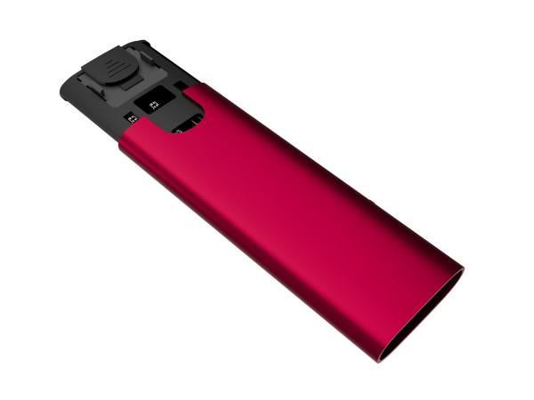 Externý box pre SSD Natec RHINO M.2 NVME LITE USB-C 3.2 GEN 2, hliníkové telo, RUBY RED 