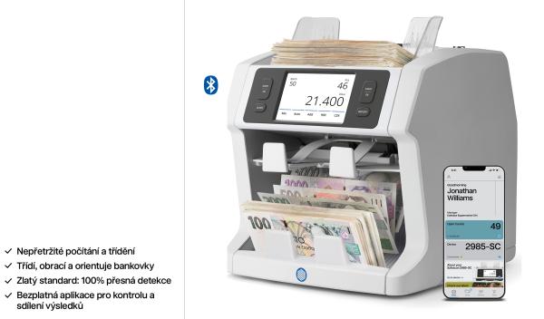 Počítačka bankoviek SAFESCAN 2995-SC 