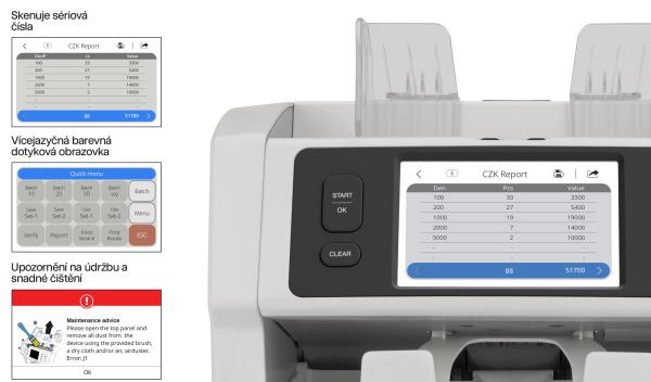 Počítačka bankoviek SAFESCAN 2995-SC 
