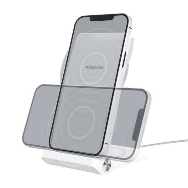 Nillkin PowerTrio 3v1 Bezdrôtová Nabíjačka pre Apple Watch White (MFI) 