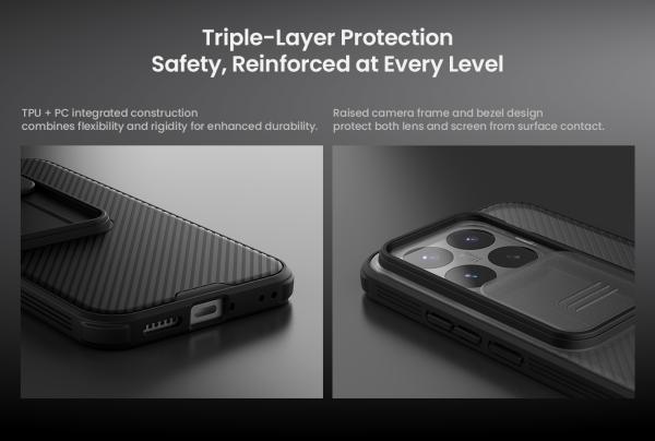 Nillkin CamShield PRO Zadný Kryt pre Xiaomi 17T Transparent Black 