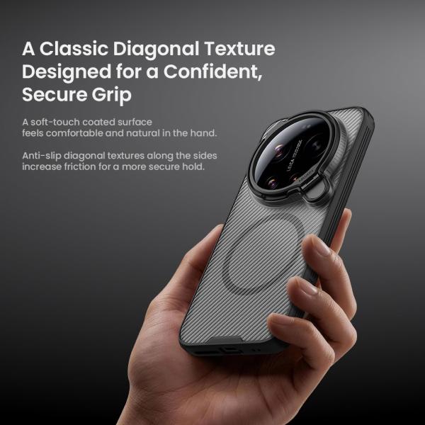 Nillkin CamShield Prop Magnetic Zadný Kryt pre Xiaomi 17 Ultra Black 
