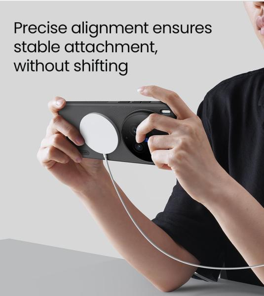 Nillkin Super Frosted PRO Magnetic Zadný Kryt pre Vivo X300 Ultra Transparent Black 