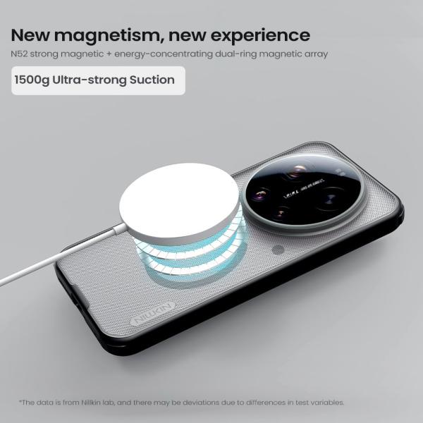 Nillkin Super Frosted PRO Magnetic Zadný Kryt pre Xiaomi 17 Ultra Transparent Black 