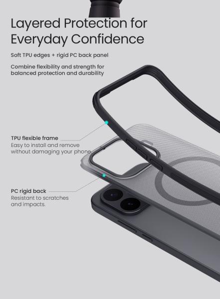 Nillkin Super Frosted PRO Magnetic Zadný Kryt pre Xiaomi 17T Black 