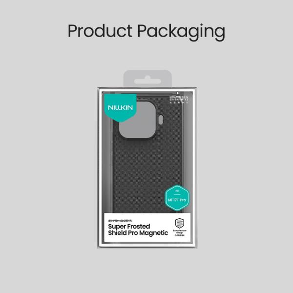 Nillkin Super Frosted PRO Magnetic Zadný Kryt pre Xiaomi 17T Pro Black 