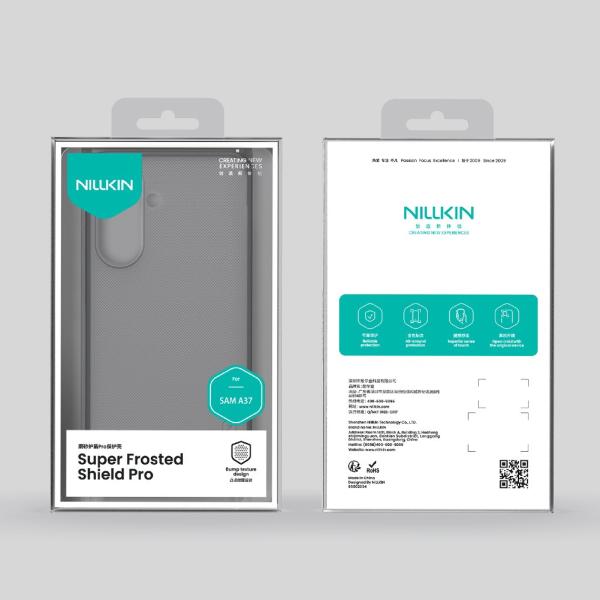 Nillkin Super Frosted PRO Zadný Kryt pre Samsung Galaxy A37 Transparent Black 