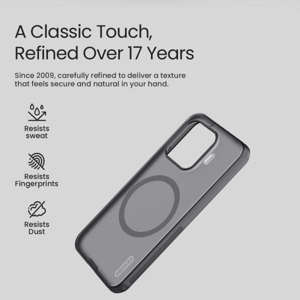 Nillkin Super Frosted PRO Magnetic Zadný Kryt pre Xiaomi 17T Pro Transparent Black 