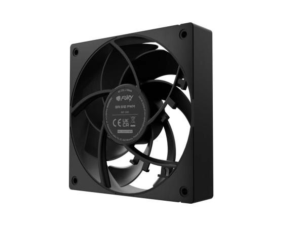 Ventilátor FURY SAI S12 PWM, 3-Pack, Čierny 