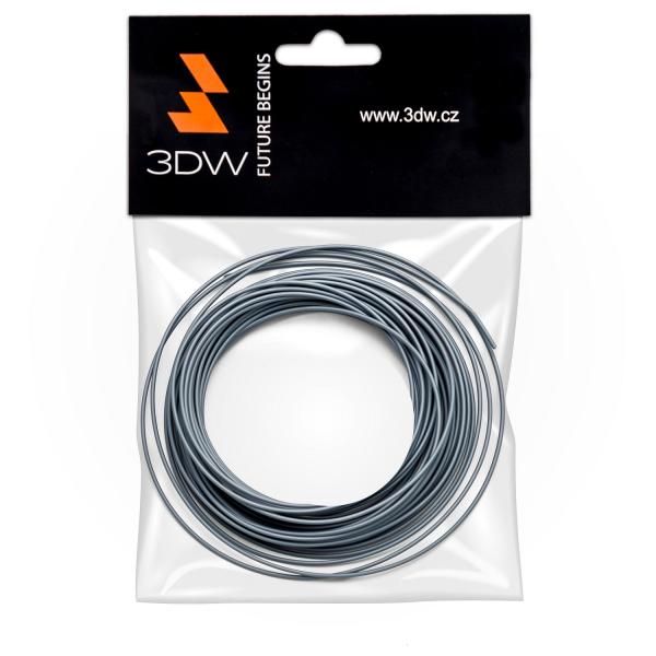 3DW - ABS filament 1, 75mm strieborná, 10m, tlač 220-250°C