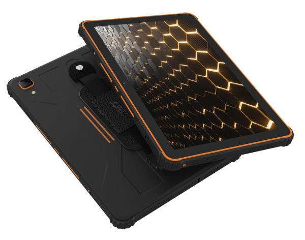 iGET SMART RT2 Black-orange, odolný 4G LTE tabliet 