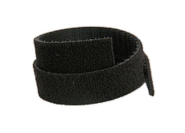 Obojstranný suchý zips Solarix, šírka 10mm, 25m, čierny