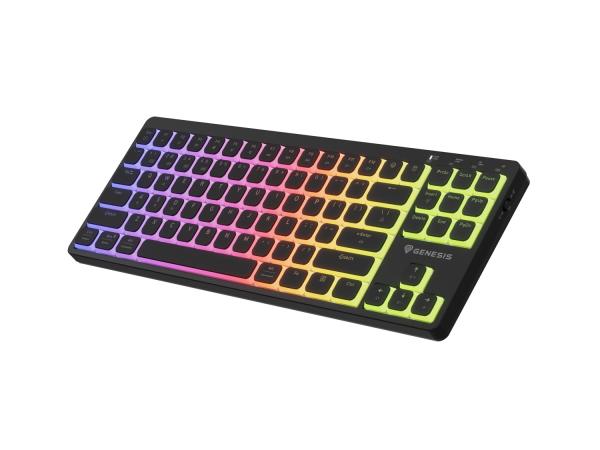 Bezdrôtová herná klávesnica Genesis THOR 430 TKL/ USB+BT/ US/ Čierna 