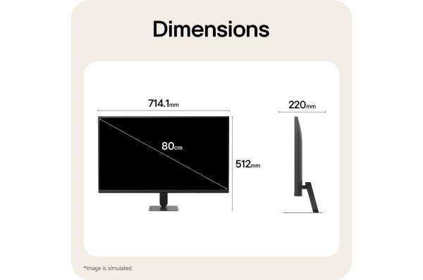 LG/ 32U701SB-B/ 31, 5"/ VA/ 4K UHD/ 60Hz/ 5ms/ Čierna/ 2R 