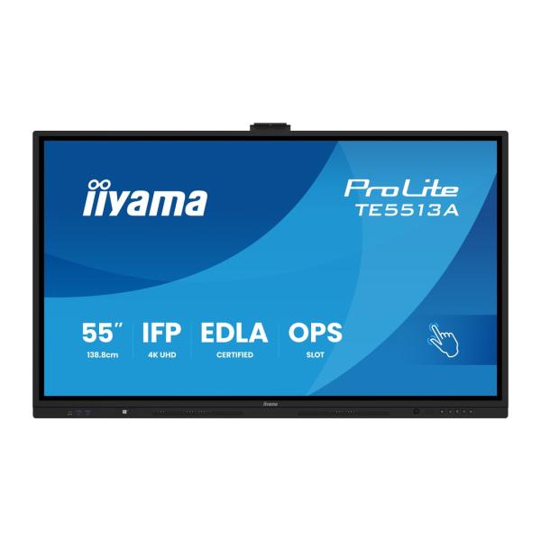 55" iiyama TE5513A-B3AG: IPS, 4K, 40P, EDLÁ 