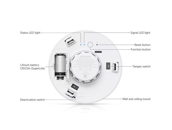 Ubiquiti USL-Smoke, UniFi Protect Smoke and CO Alarm 
