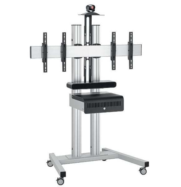 Vogel"s PFT8530S pojazdný podstavec Connect-it Floor strieborný 