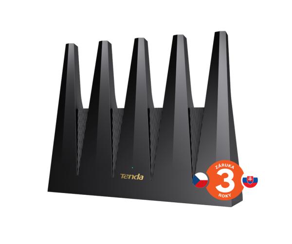 Tenda BE12 Pro BE7200 WiFi 7 Mesh Router, 2x 2.5G WAN/ LAN, 3x 1G WAN/ LAN, 7141 Mb/ s, NFC, VPN 
