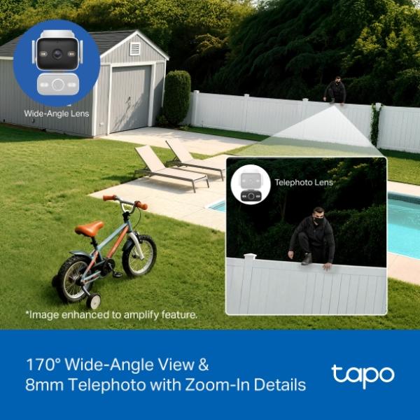 Tapo C575D Outdoo Dual Lens Pán/ Tilt Camera 