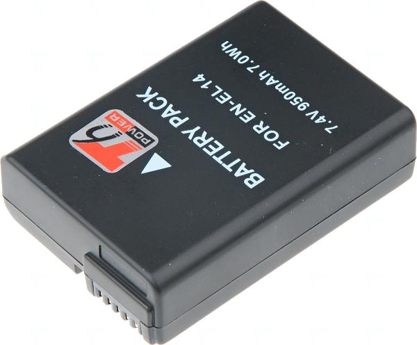 Batéria T6 Power Nikon EN-EL14, EN-EL14a, EN-EL14e, 950mAh, 7Wh 