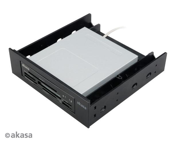 AKASA 3.5"/ SSD/ HDD adaptér do 5, 25" pozície 