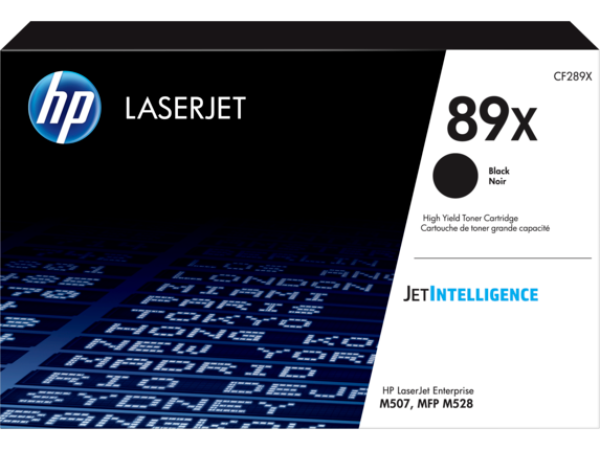 HP 89X Black LaserJet Toner, CF289X