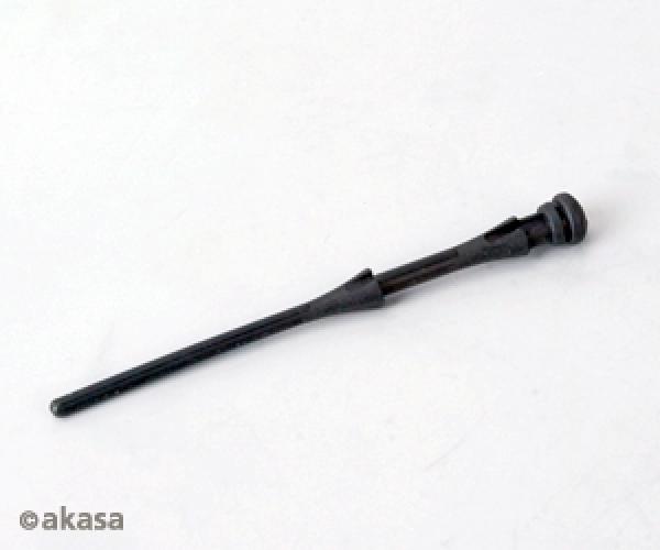 Akasa protivibračné spony na ventilátory (20ks) čierne