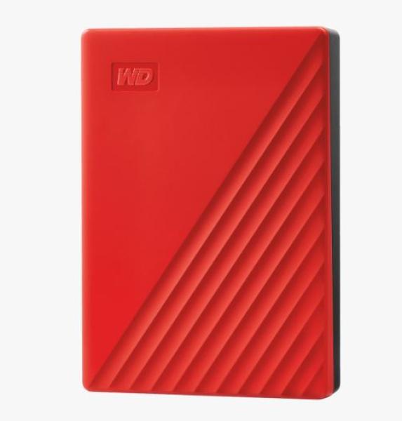 WD My Passport/ 4TB/ HDD/ Externý/ 2.5"/ Červená/ 3R