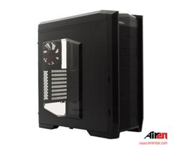 AIREN GameComp 3/ Midi Tower/ Transpar./ čierna