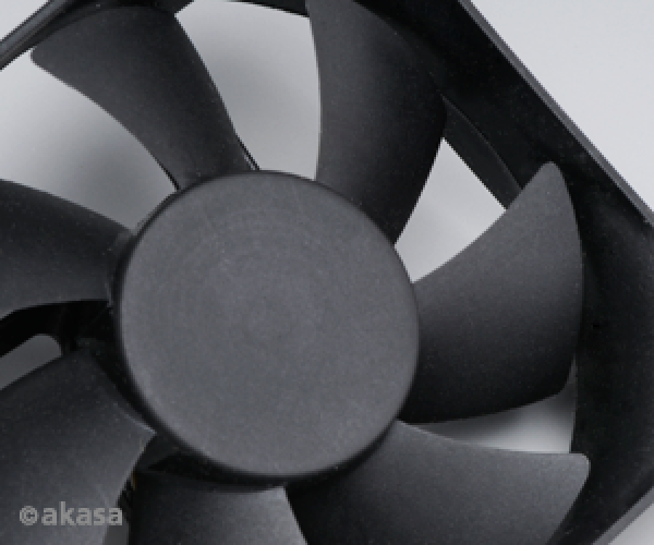 prídavný ventilátor Akasa 80x80x25 black OEM H 