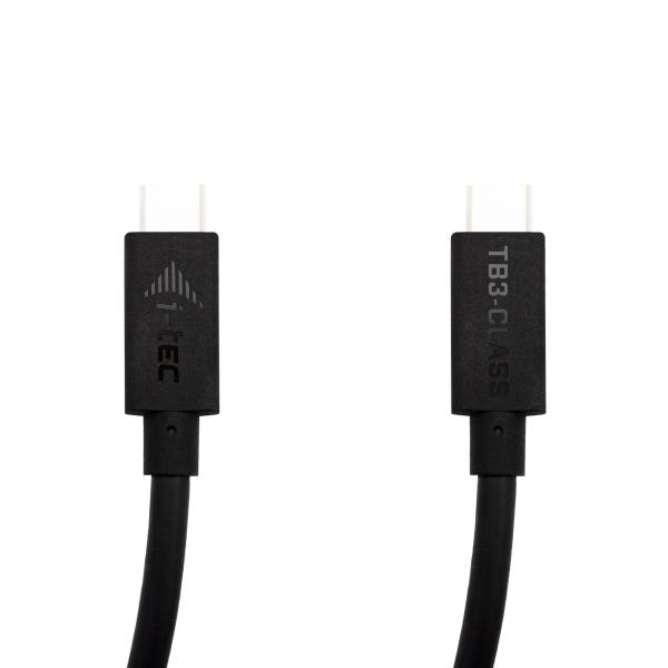 i-tec Thunderbolt 3 - Class Cable, 40 Gbps, 100 W Power Delivery, USB-C Compatible, 150 cm 