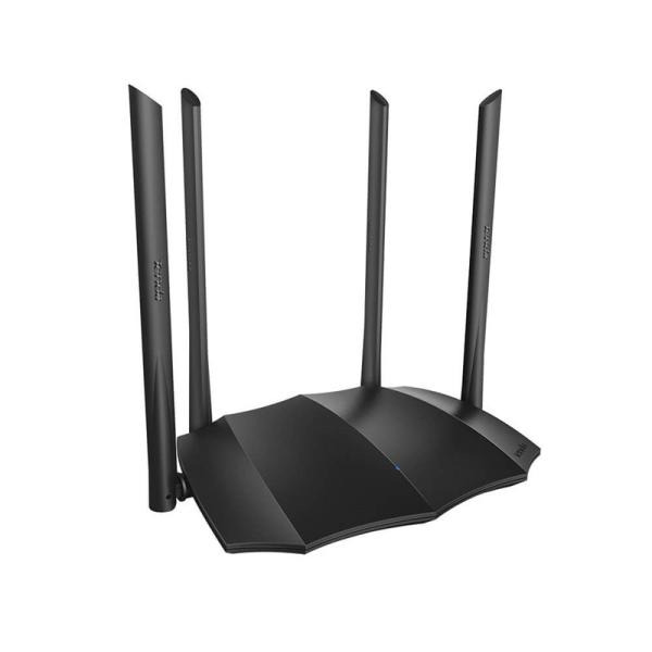 Tenda AC8 WiFi AC1200 Gigabit Router 1200Mbps, 1x GWAN, 3x GLAN, 4x 6dBi antény, WISP, Repeater 