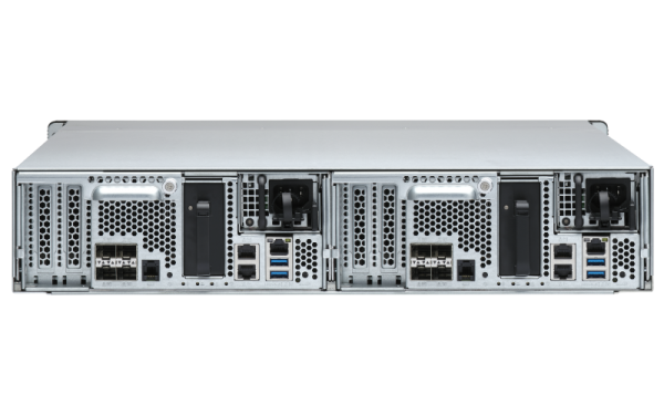 QNAP ES2486dc-2142IT-128G (all-flash ZFS NAS, duálny radič, 2x Xeon, 2x 64GB RAM, 24x 2, 5" SAS) 