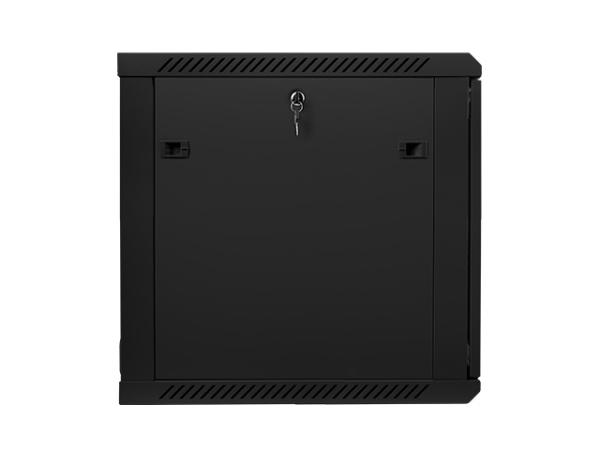 Nástenný rack 19" 12U 600X600mm čierny flat pack 
